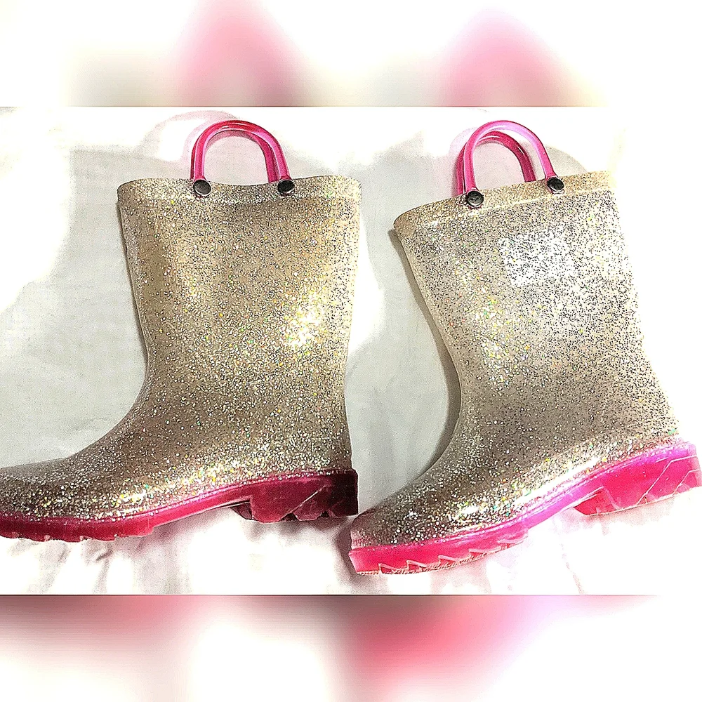 Member's Mark Girls Glitter Rain Boots